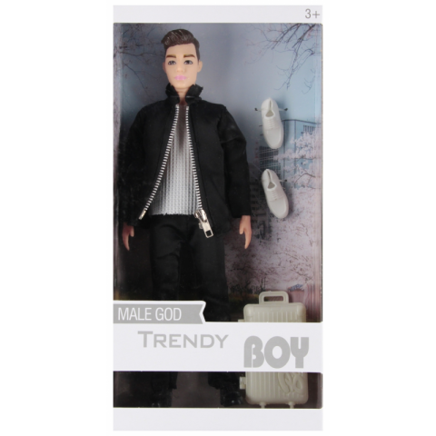 Îmbrăcăminte și accesorii - Jucarie papusa Trendy Boy 29cm cu bluza, diverse modele, +3 ani, MegaCreative, 545631