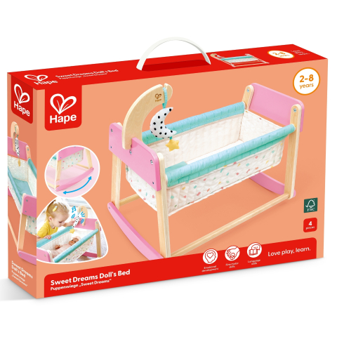 Jucării și Jocuri pentru copii - Jucarie - Pat pentru papusi Sweet Dreams varsta 2 ani+,6 ani+,8 ani+
