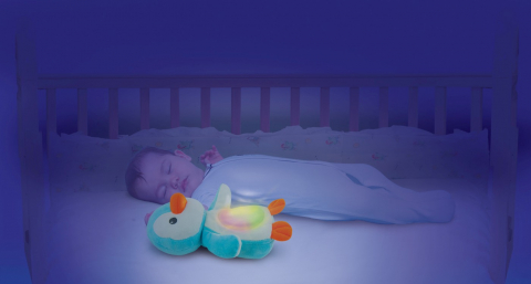 Jucarie pinguin albastru cu sunete si lumini pentru bebelusi, winfun, varsta de la 0 luni la 2 ani [3]