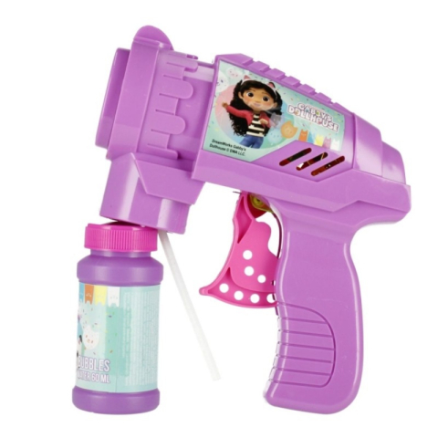 Jucării și Jocuri pentru copii - Jucarie pistol baloane din sapun cu solutie, My Bubble Gabby's Doll House, 528966, 60ml