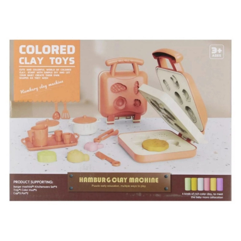 Art & Craft si Artizanat - Jucarie plastilina - masina de facut hamburger Mega Creative 545633