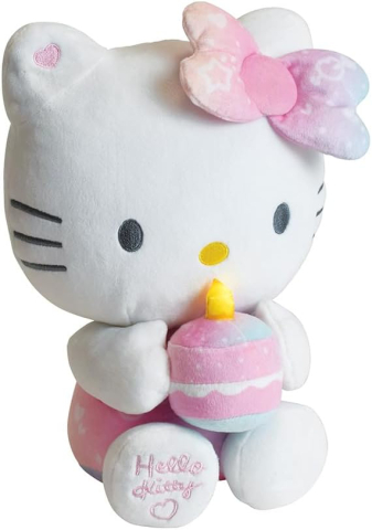 Jucării și Jocuri pentru copii - Jucarie Plus Jemini Zi De Nastere Cu Activitati 26 cm Hello Kitty
