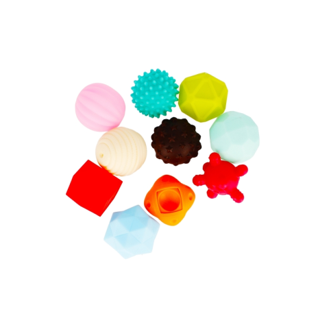 Jucarie senzoriala - set 10 buc, modele diverse, multicolor, 6+ luni, MegaCreative, 482845 [1]
