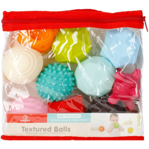 Jucării și Jocuri pentru copii - Jucarie senzoriala - set 10 buc, modele diverse, multicolor, 6+ luni, MegaCreative, 482845