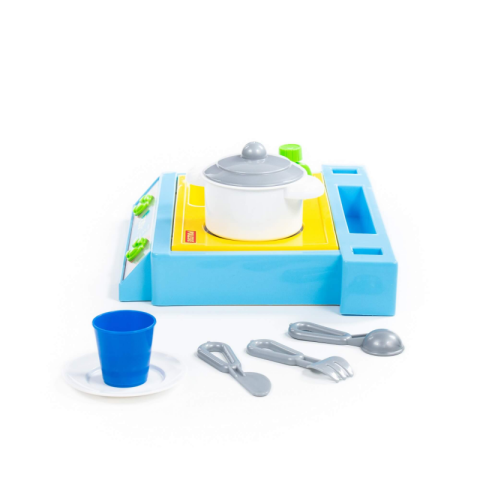 Jucarie set bucatarie, POLESIE Mini, contine 7 piese, 33Lx24lx5h, plastic, 43405 [1]