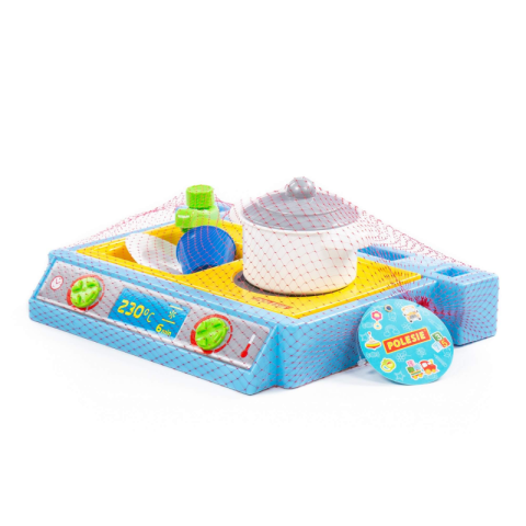 Jucarie set bucatarie, POLESIE Mini, contine 7 piese, 33Lx24lx5h, plastic, 43405 [5]
