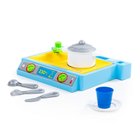 Jucării și Jocuri pentru copii - Jucarie set bucatarie, POLESIE Mini, contine 7 piese, 33Lx24lx5h, plastic, 43405