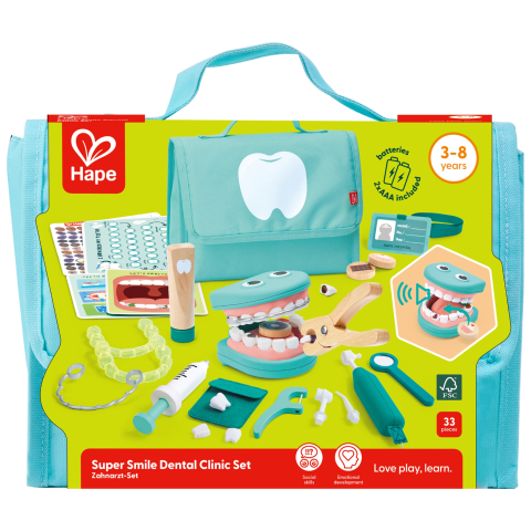 Jucării și Jocuri pentru copii - Jucarie - Set clinica dentara Super Smile (33 piese) varsta 3 ani+,6 ani+