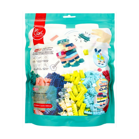 Jucării și Jocuri pentru copii - Jucarie set cuburi pentru constructie Mega Creative 482609, 120 piese, pvc, +3ani