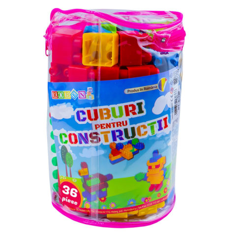 Jucarie set cuburi pentru constructie RT, 36 de piese, plastic, 16036 [3]