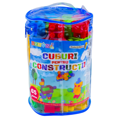Jucarie set cuburi pentru constructie RT, 65 de piese, plastic, 16065 [2]