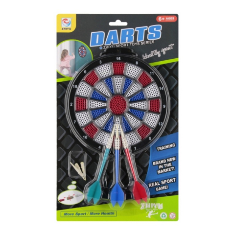 Jucării și Jocuri pentru copii - Jucarie set darts + 3 sageti MegaCreative 569817, 18x18x1cm, +6ani