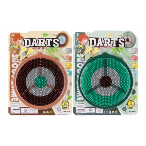 Jucării și Jocuri pentru copii - Jucarie set darts + 4 sageti MegaCreative 567879, 24x24x24cm, pvc, +3ani
