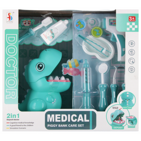 Jucării și Jocuri pentru copii - Jucarie set dentist dinozaur, 35x31x14cm, 3+ ani, MegaCreative, 545485