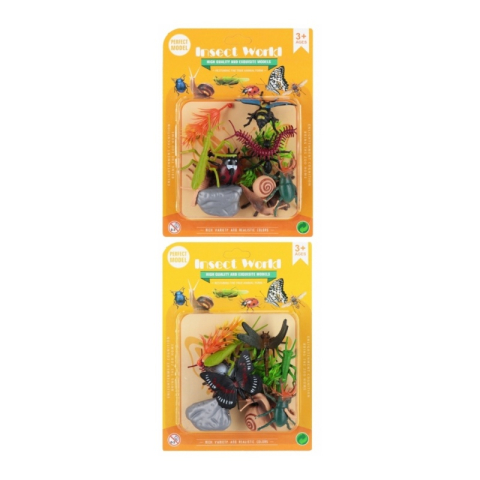 Jucarie set figurine insecte MegaCreative 570112, 3x7cm, 12buc/set, +3ani [1]