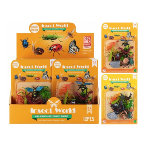 Jucarie set figurine insecte MegaCreative 570112, 3x7cm, 12buc/set, +3ani [2]