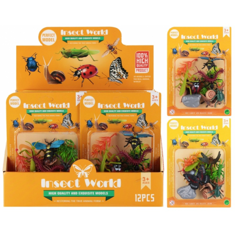 Jucarie set figurine insecte MegaCreative 570112, 3x7cm, 12buc/set, +3ani [3]