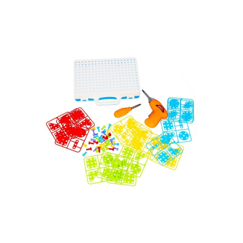 Jucarie set valiza mosaic MegaCreative, 482948, 106 piese [2]