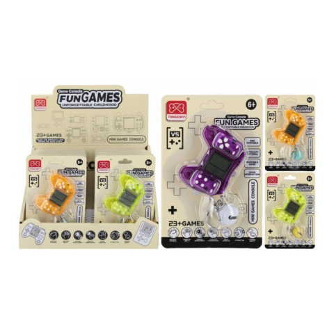 Jucarie tetris breloc MegaCreative 565721, 10x15x2cm, 3 culori 18buc/display, +3ani [2]