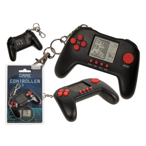Îmbrăcăminte și accesorii - Jucarie tetris mini controler de jocuri cu breloc Out of the blue 79/7019 / 36191, 7.7x5.3cm, baterie