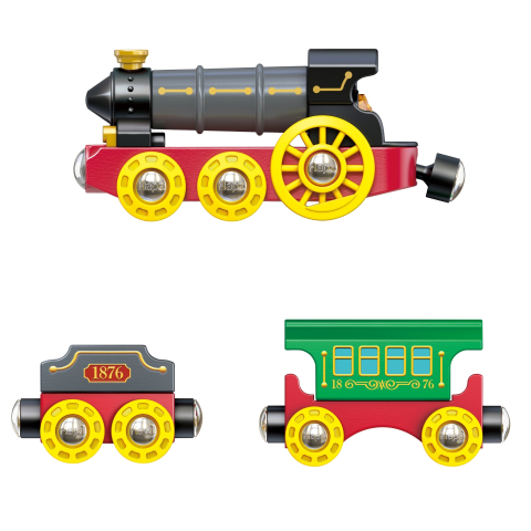 Jucarie - Tren cu aburi retro cu lumini si sunete varsta 2 ani+,3 ani+,6 ani+,8 ani+ [1]