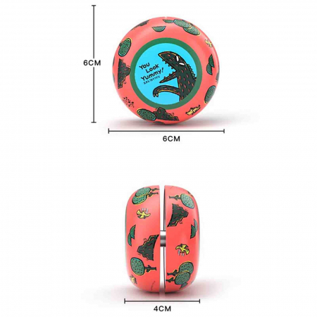 Jucarie, Yo-Yo din metal, snur din bumbac, Dino - Micostore.ro [2]