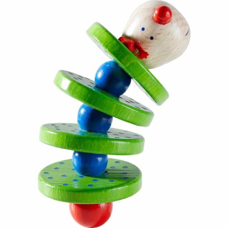 Jucarie zornaitoare, din lemn cu discuri, Omida - Micostore.ro [2]
