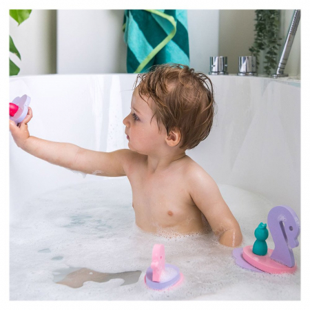 Jucarii de baie din spuma, Iazul fermecat, Quut Toys, 1-7 ani [2]