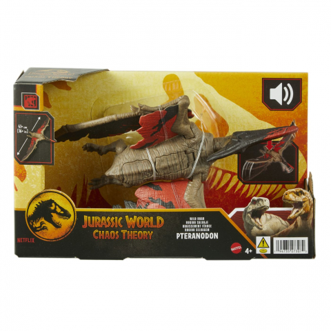 Jocuri de rol - Jurassic world chaos theory wild roar dinozaur pteranodon, varsta de la 4 ani la 12 ani