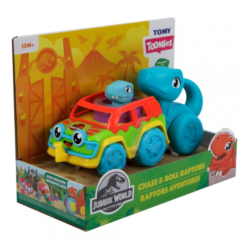 Jucării și Jocuri pentru copii - Jurassic world chase and roll, aventura