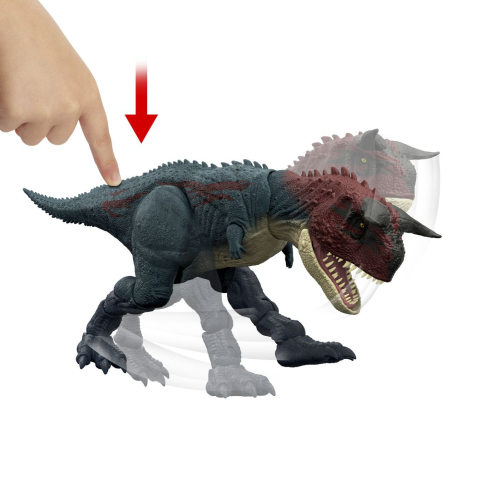 Jurassic world survival charge and chomp dinozaur interactiv carnotaurus copii 4 ani - 10 ani [6]