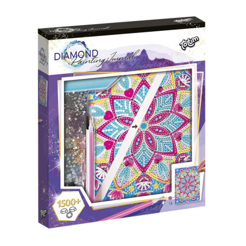 Agende, Jurnale și Carnețele Copii - Jurnal cadou A5 Mandala Diamond Painting