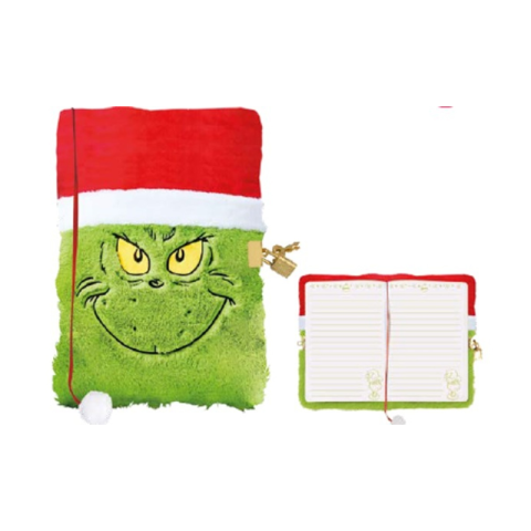 Agende, Jurnale și Carnețele Copii - Jurnal Fluffy Grinch  Totum CRACIUN