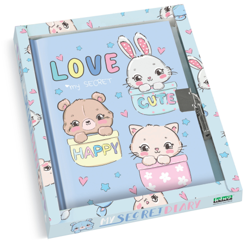 Jurnal Love, cu cutie cadou, 80 de pagini, 13 x 18 cm (6 buc/display), copii varsta 5 ani+,8 ani+ [5]