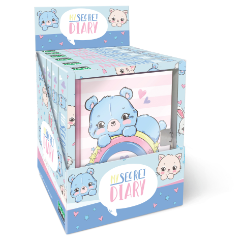 Cărți Educative, Activități - Jurnal Love, cu cutie cadou, 80 de pagini, 13 x 18 cm (6 buc/display), copii varsta 5 ani+,8 ani+