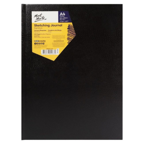 Agende, Jurnale și Carnețele Copii - Jurnal schite A4 Mont Marte MSB0046, 100 pagini, 150g/mp