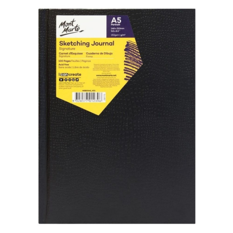 Agende, Jurnale și Carnețele Copii - Jurnal schite A5 Mont Marte MSB0048, 100 pagini, 150g/mp