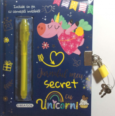 Cărți Educative, Activități - Jurnalul meu secret cu Unicorni