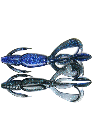 Pescuit si vanatoare - Keitech Crazy Flapper Black Blue 413 7.1cm