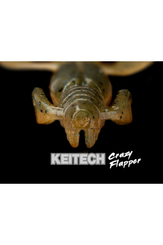 Keitech Crazy Flapper Electric Smoke Craw 462 9.1cm [2]