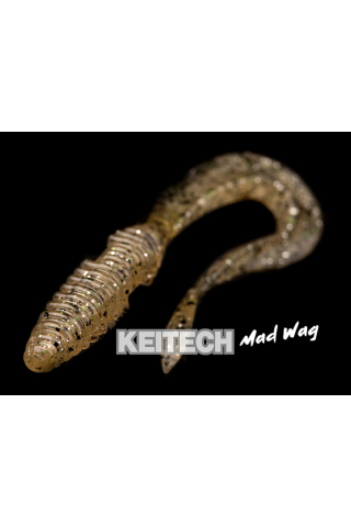 Keitech Mad Wag Mini Plum Green Flake 302 6.3cm [2]