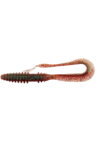 Nălucă - Keitech Mad Wag Mini Plum Green Flake 302 8.9cm
