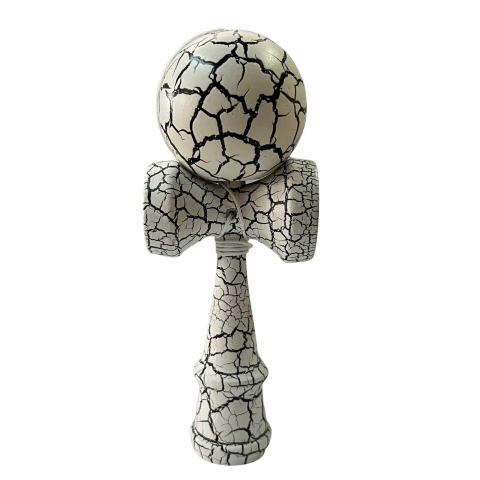 Jucării și Jocuri pentru copii - Kendama Profesionala din Lemn, Design Crapaturi, 18 cm