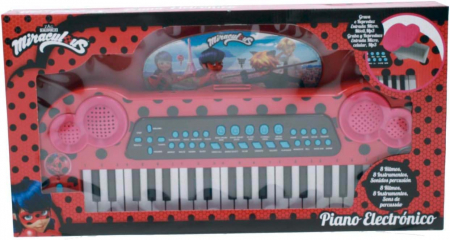 Pian electronic de jucarie, Keyboard electronic MP3, Miraculous [2]
