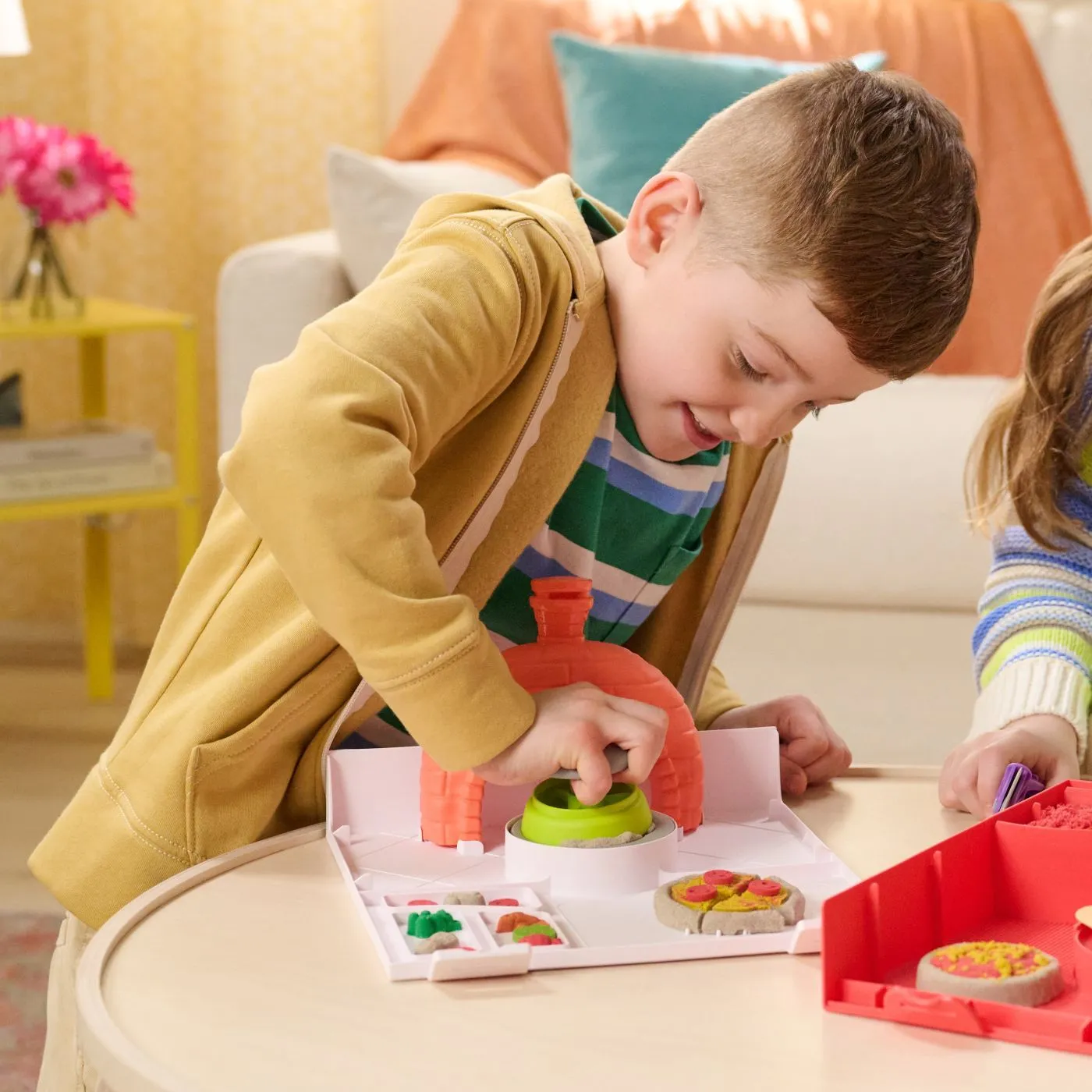 Kinetic sand atelier pizza 453g, copii varsta 5 ani pana la 9 ani [4]