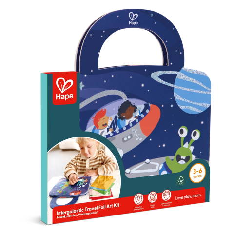 Art & Craft si Artizanat - Kit creativ calatorii - Spatiu varsta 3 ani+,6 ani+