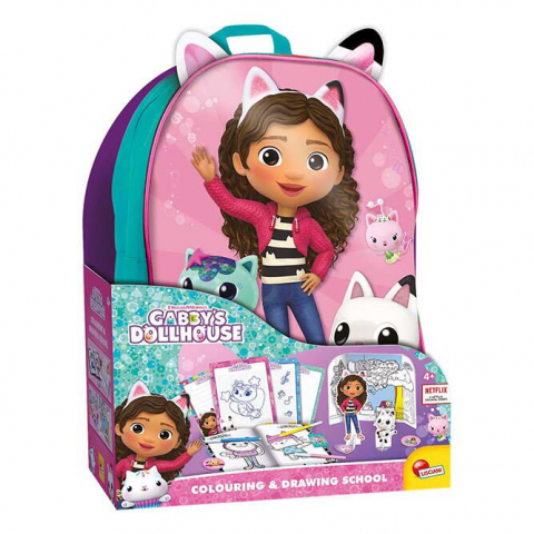 Rechizite Școlare - Kit de creatie cu ghiozdanel - Gabby's Dollhouse