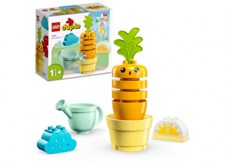 LEGO DUPLO - Kit de cultivare al morcovului, varsta de la 2 ani la 4 ani