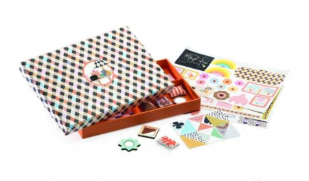 Jucării și Jocuri pentru copii - Accesorii si stickere pentru a decora casuta de papusi, Kit Decor Parizian, Djeco