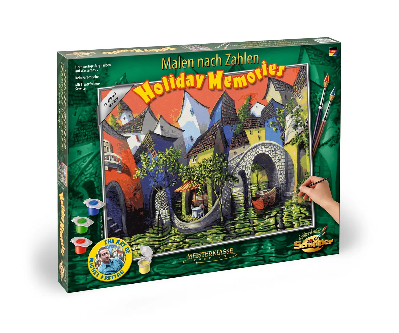 Art & Craft si Artizanat - Kit pictura pe numere schipper holiday memories